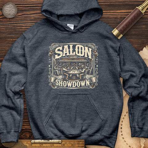 Saloon Showdown Hoodie Heather Navy / S