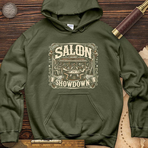 Saloon Showdown Hoodie Military Green / S