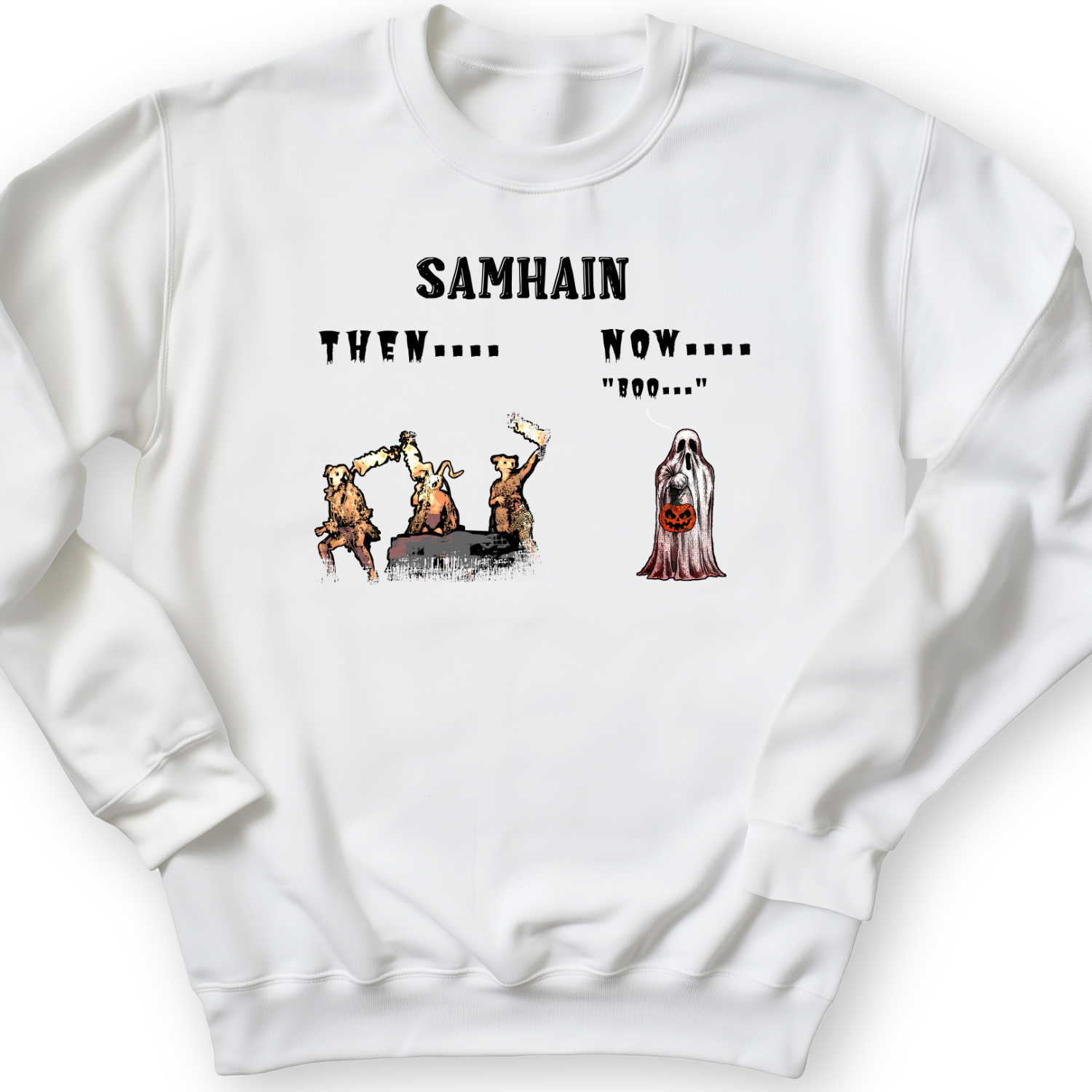 Samhain Crewneck White / S