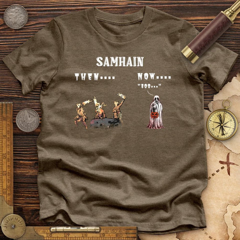 Samhain High Quality Tee Heather Olive / S