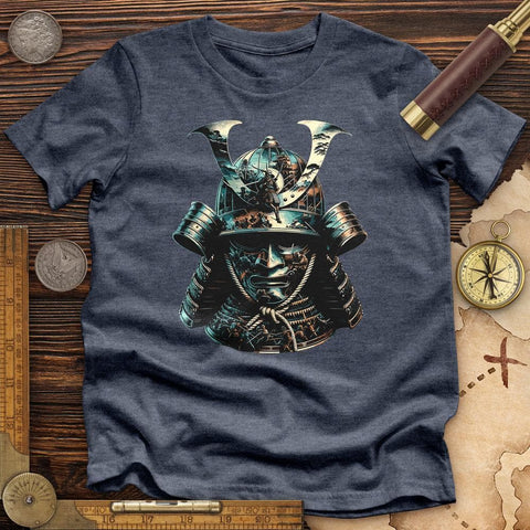 Samurai's Vision High Quality Tee Heather Navy / S