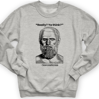 Sarcasticres Crewneck Sport Grey / S