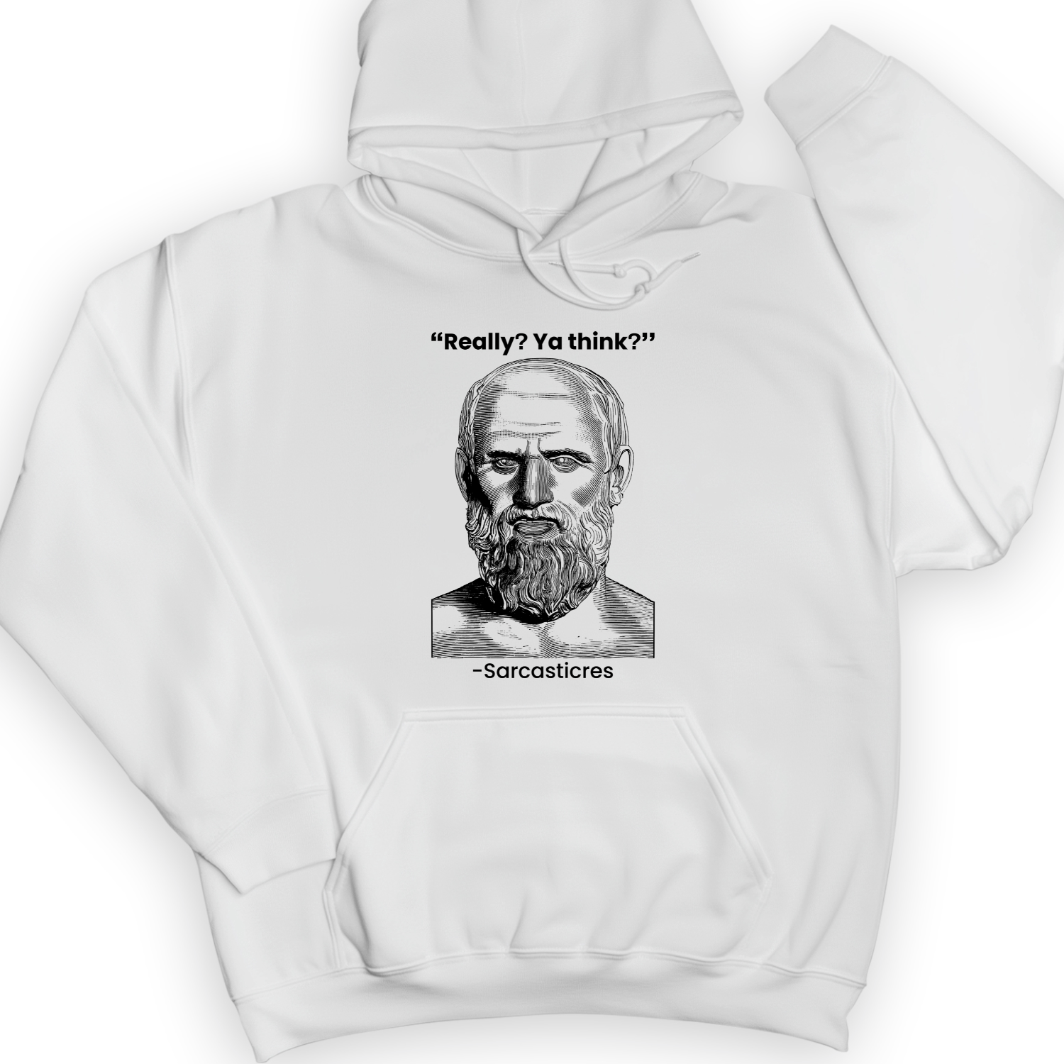 Sarcasticres Hoodie White / S