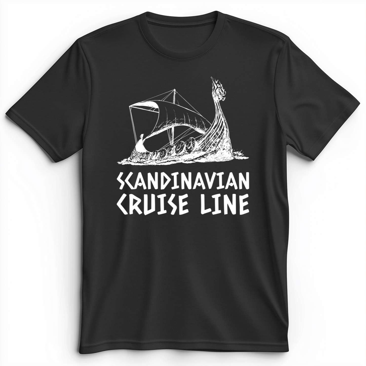 Scandinavian Cruise Line Premium Tee Dark Grey Heather / S