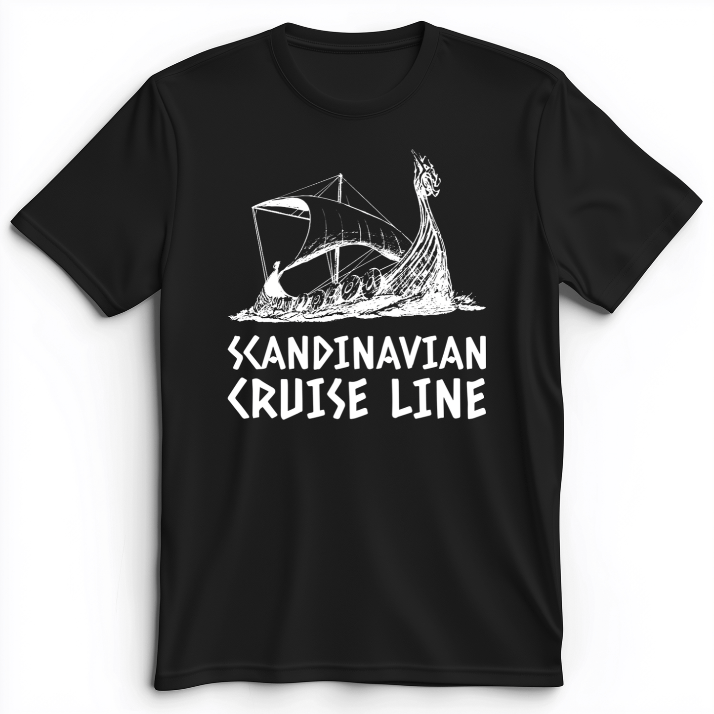 Scandinavian Cruise Line Premium Tee Black / S