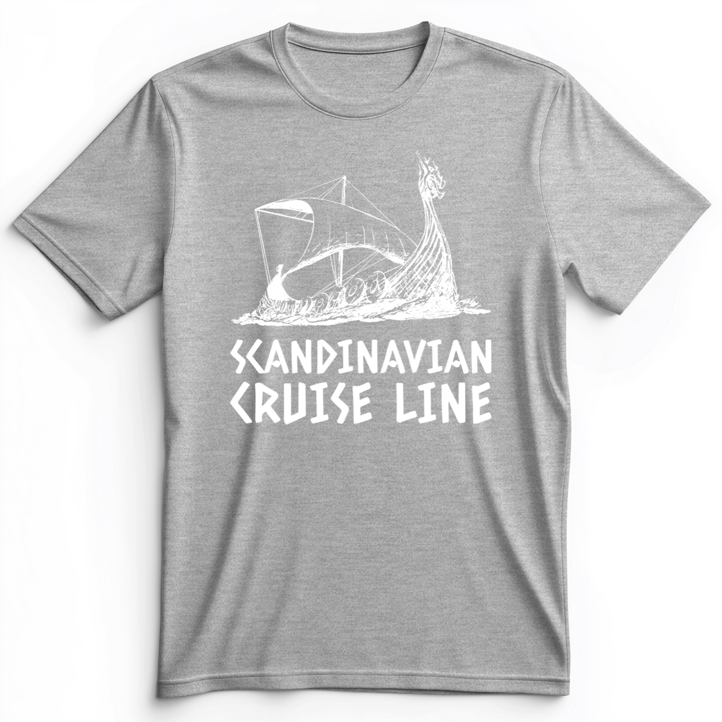Scandinavian Cruise Line Premium Tee Athletic Heather / S