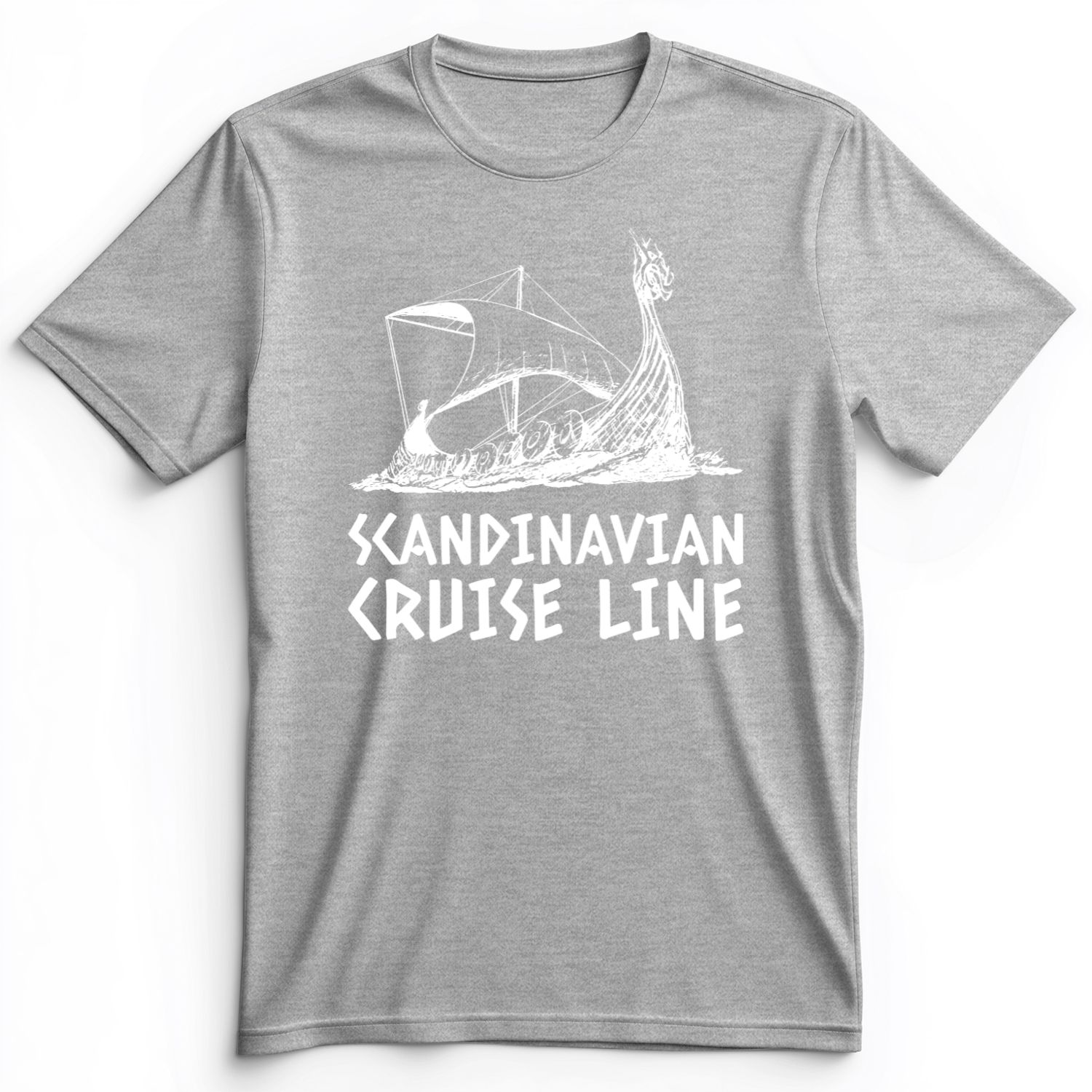 Scandinavian Cruise Line Premium Tee Athletic Heather / S