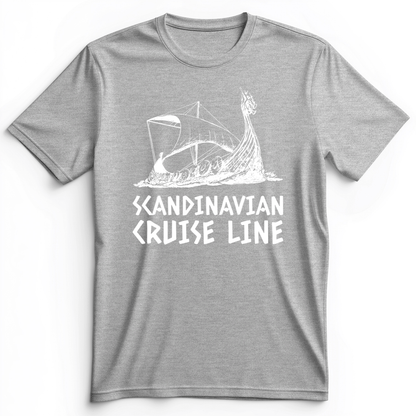 Scandinavian Cruise Line Premium Tee Athletic Heather / S