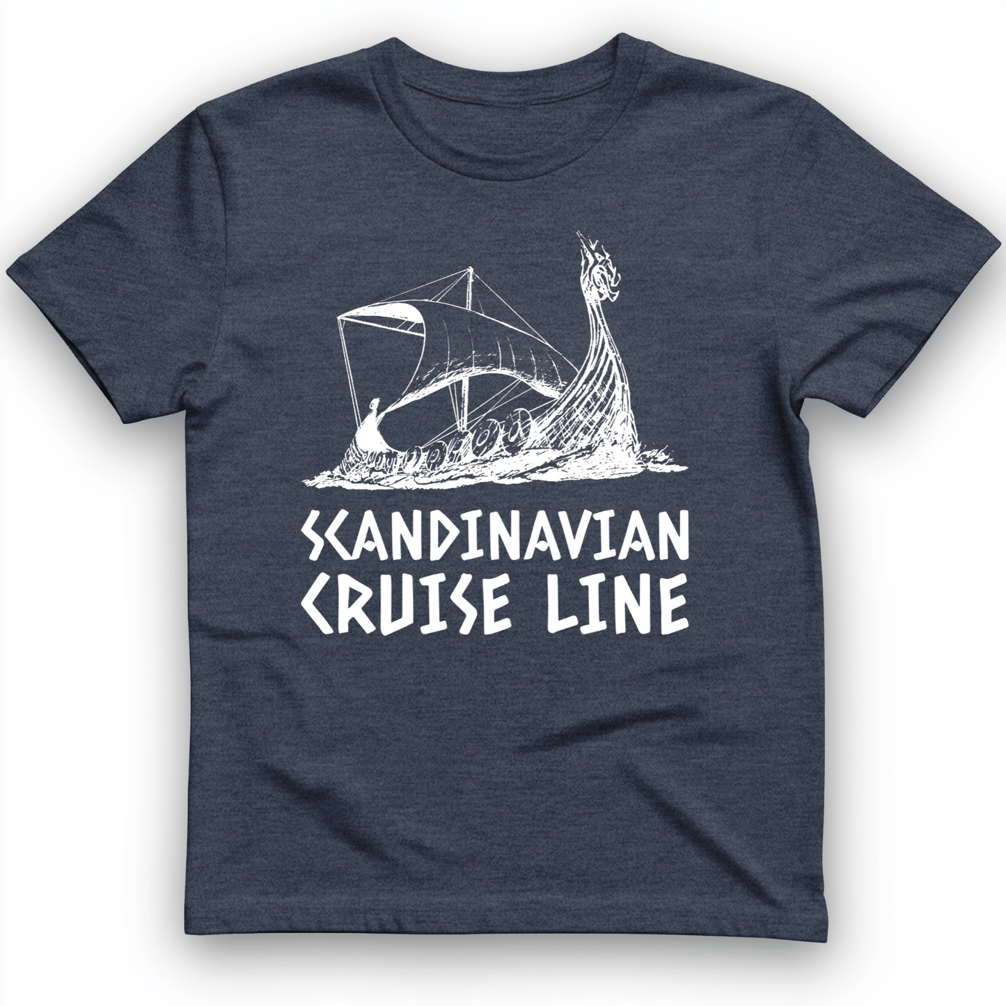 Scandinavian Cruise Line T-Shirt Heather Navy / S