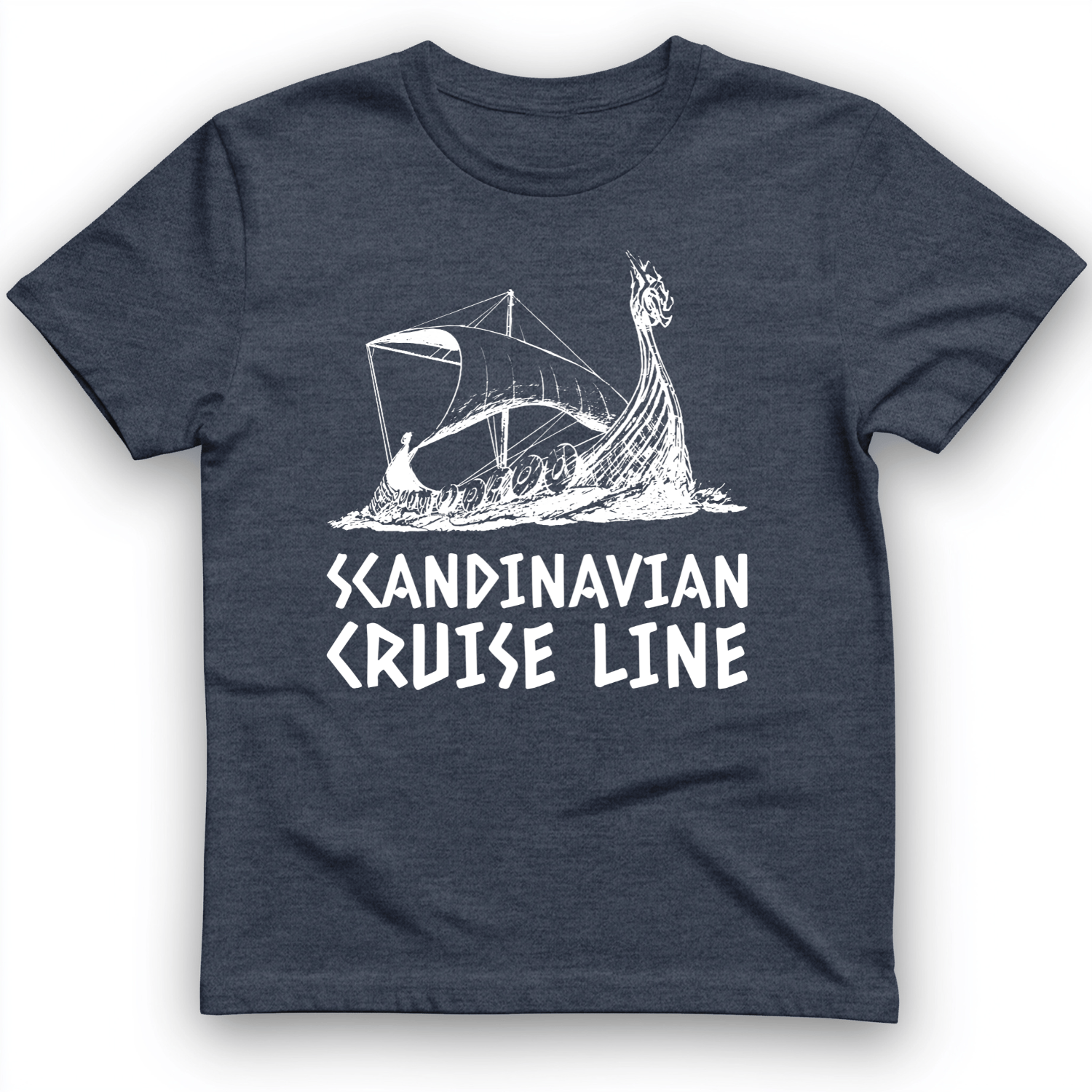 Scandinavian Cruise Line T-Shirt Heather Navy / S