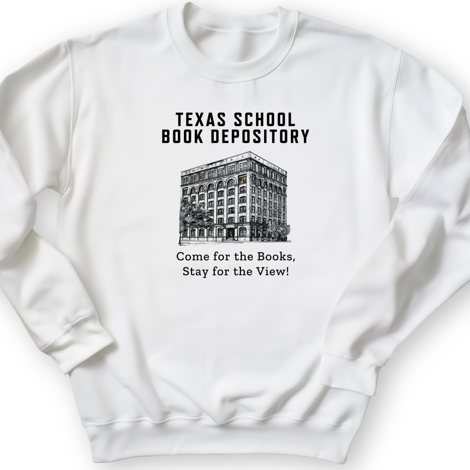 School Book Depository Crewneck White / S