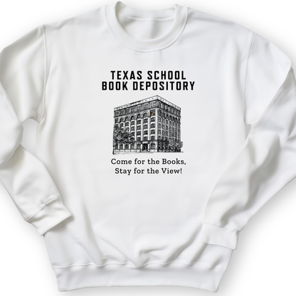 School Book Depository Crewneck White / S