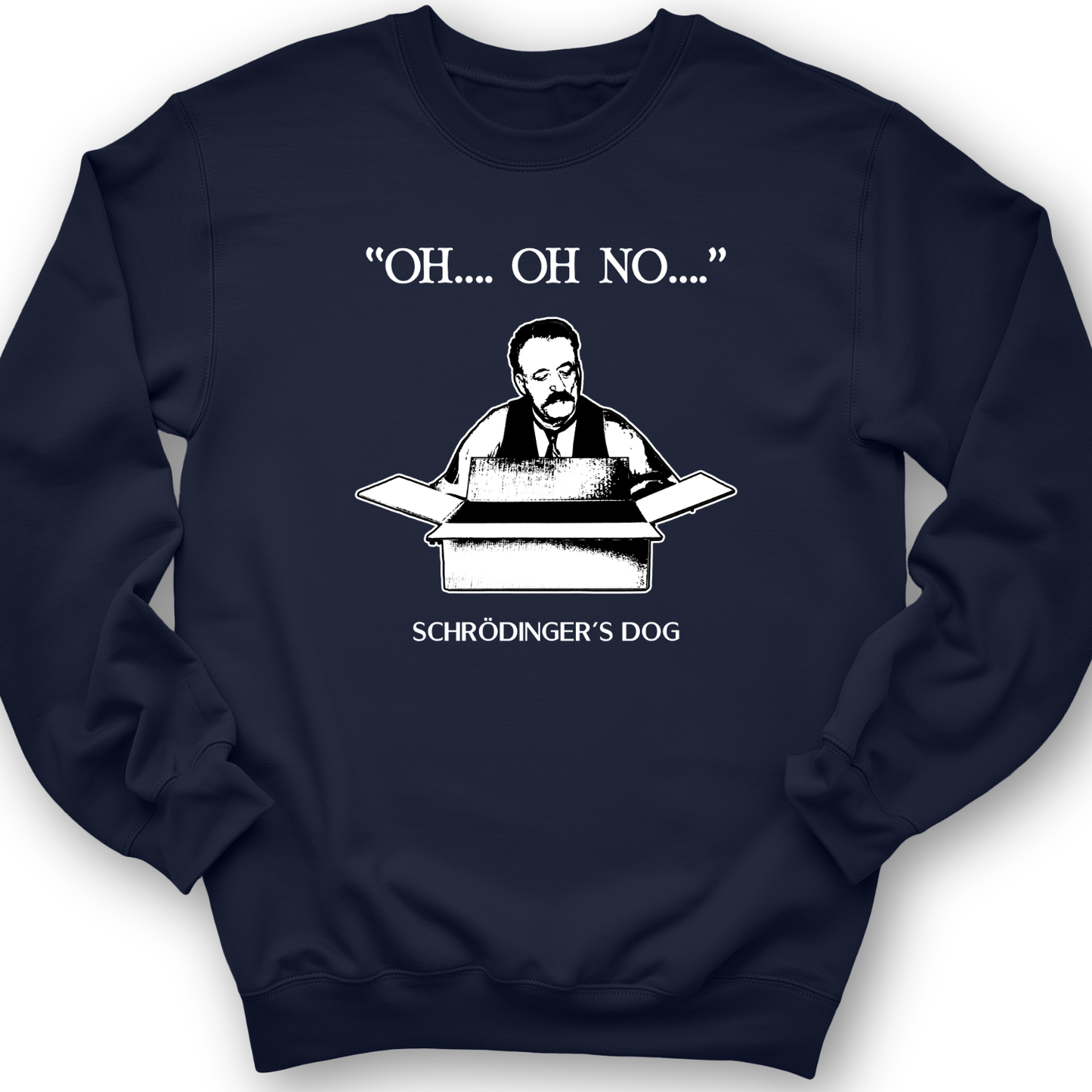 Schrodinger's Dog Crewneck Navy / S