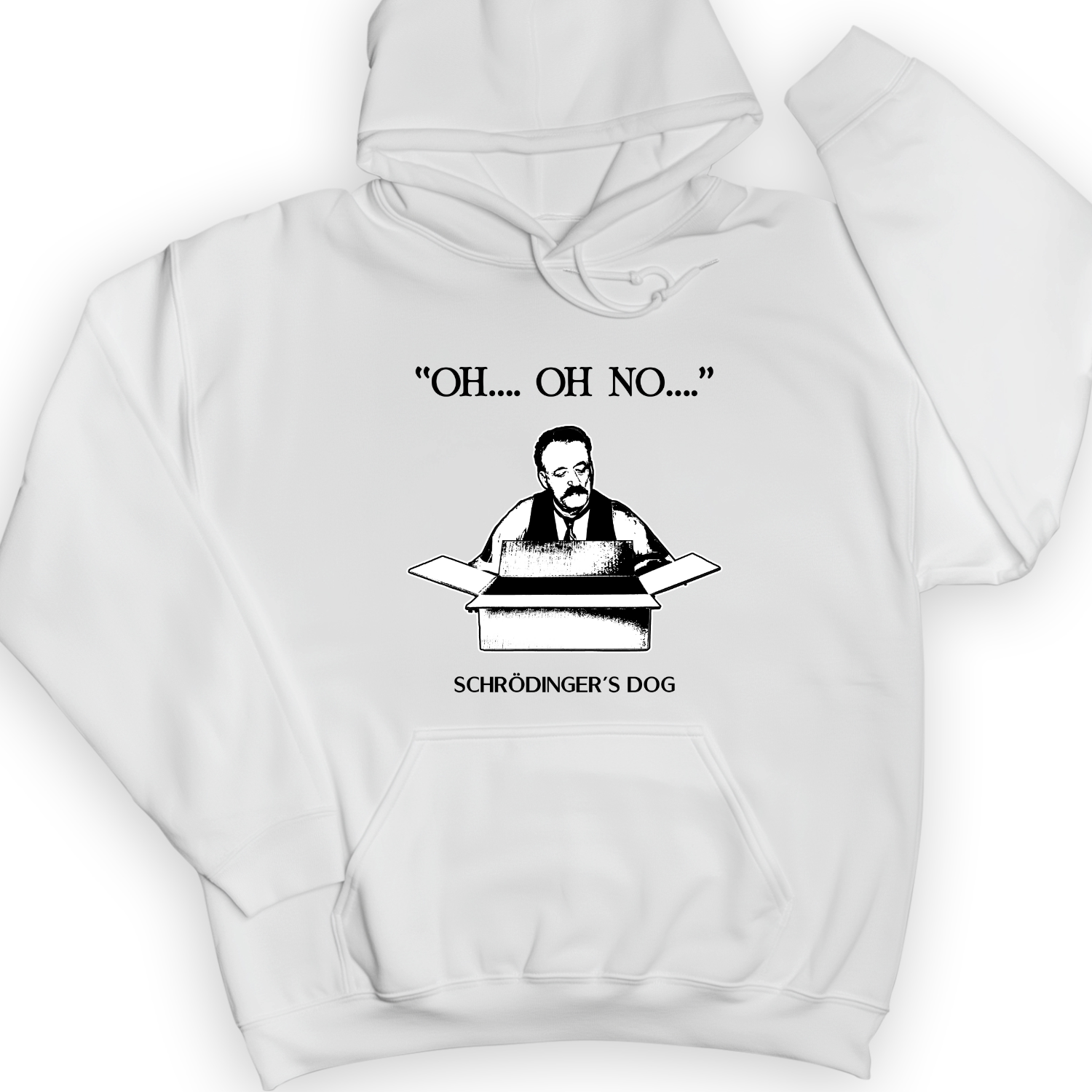 Schrodinger's Dog Hoodie White / S