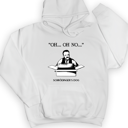 Schrodinger's Dog Hoodie White / S