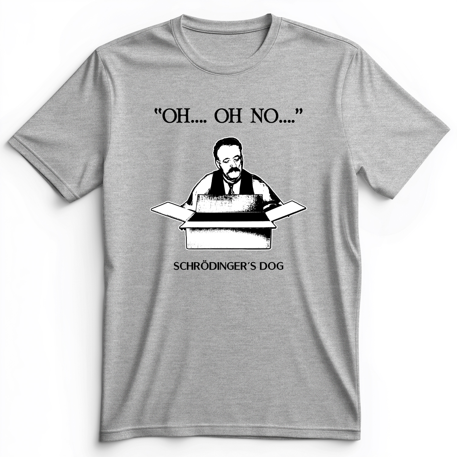 Schrodinger's Dog Premium Tee Athletic Heather / S