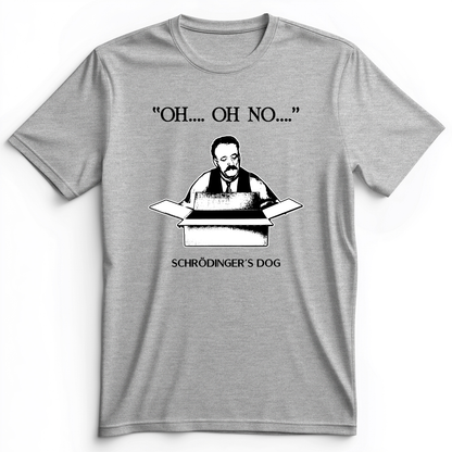 Schrodinger's Dog Premium Tee Athletic Heather / S