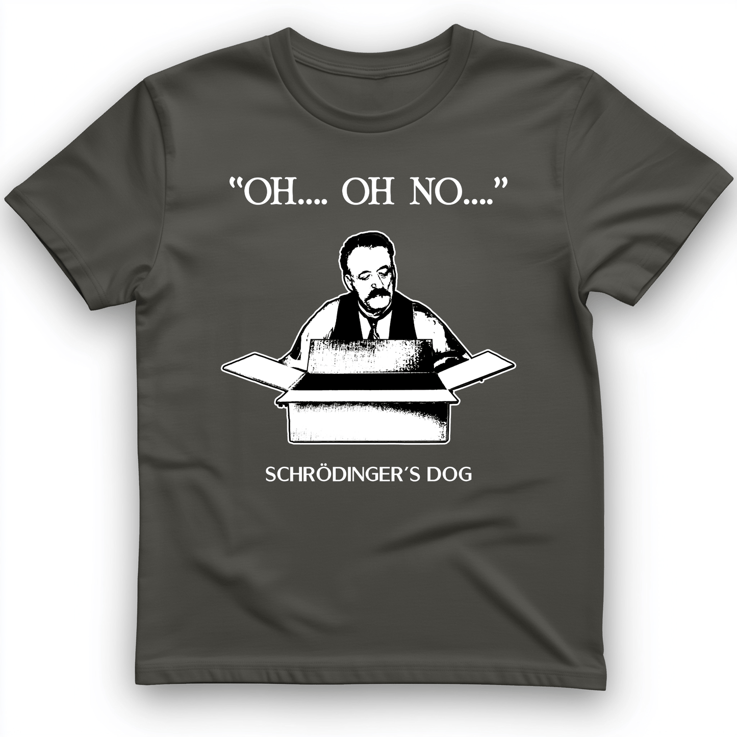 Schrodinger's Dog T-Shirt Charcoal / S