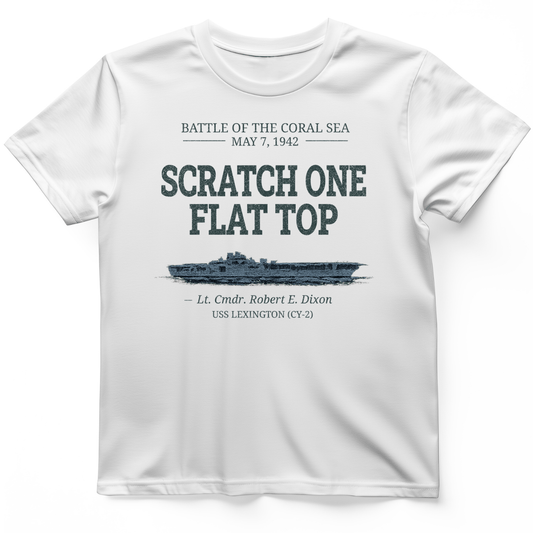 Scratch One Flat Top T-Shirt White / S