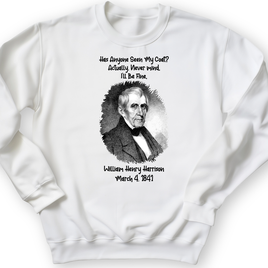 Seen My Coat Crewneck White / S