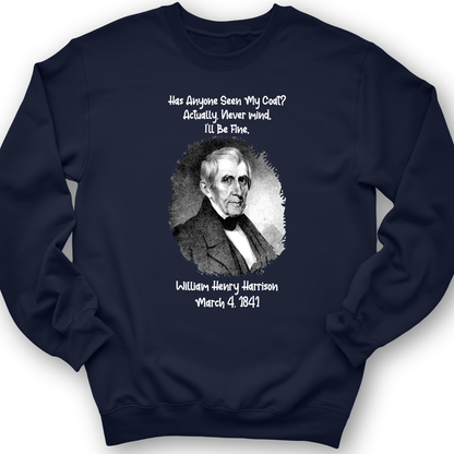 Seen My Coat Crewneck Navy / S