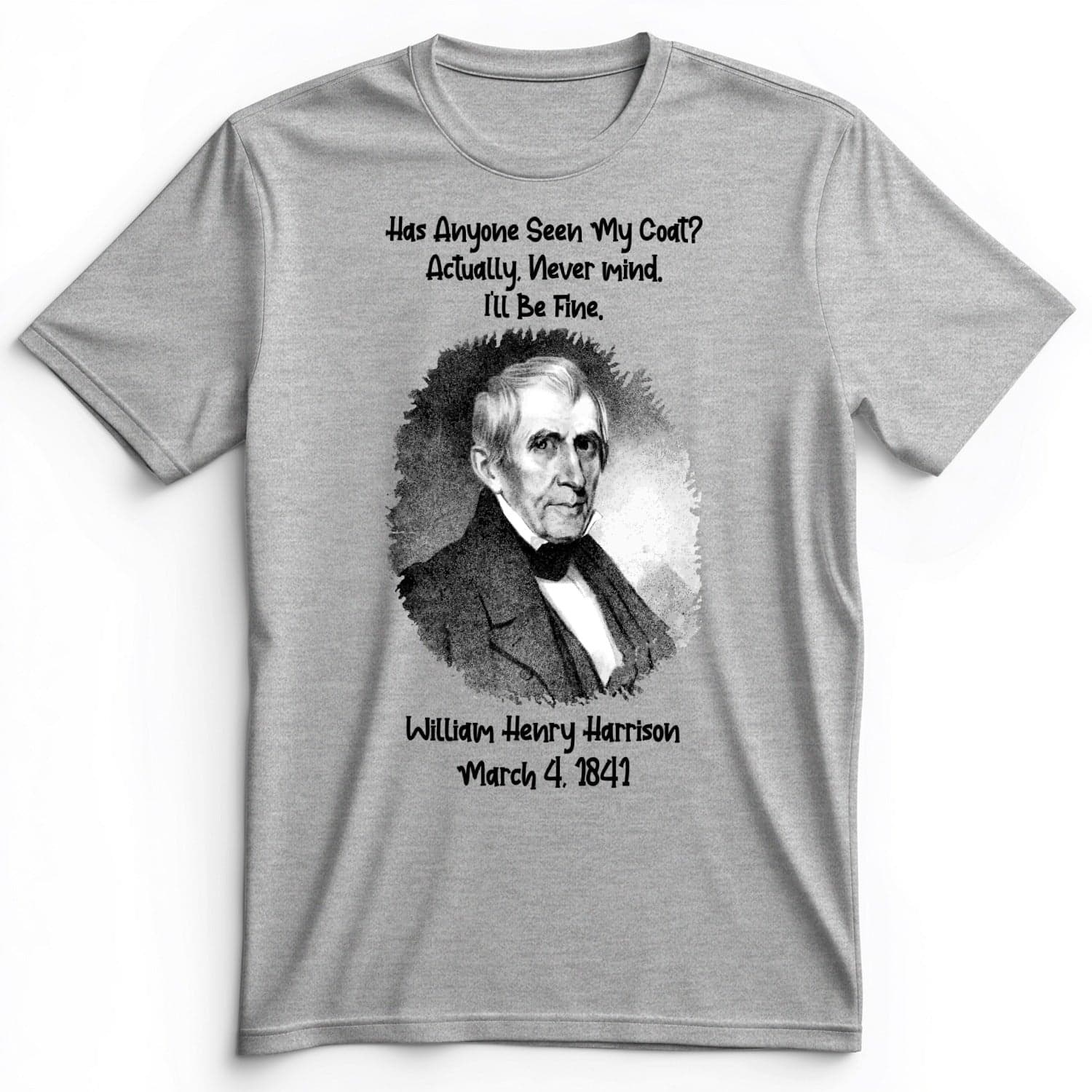 Seen My Coat Premium Tee Athletic Heather / S