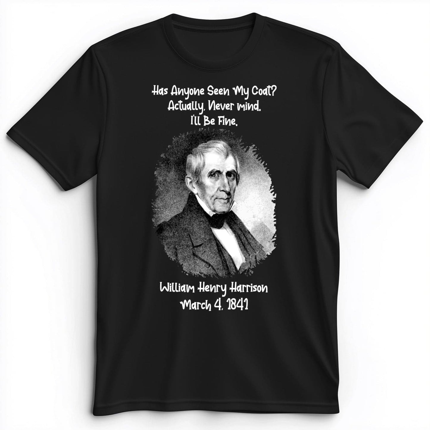 Seen My Coat Premium Tee Black / S