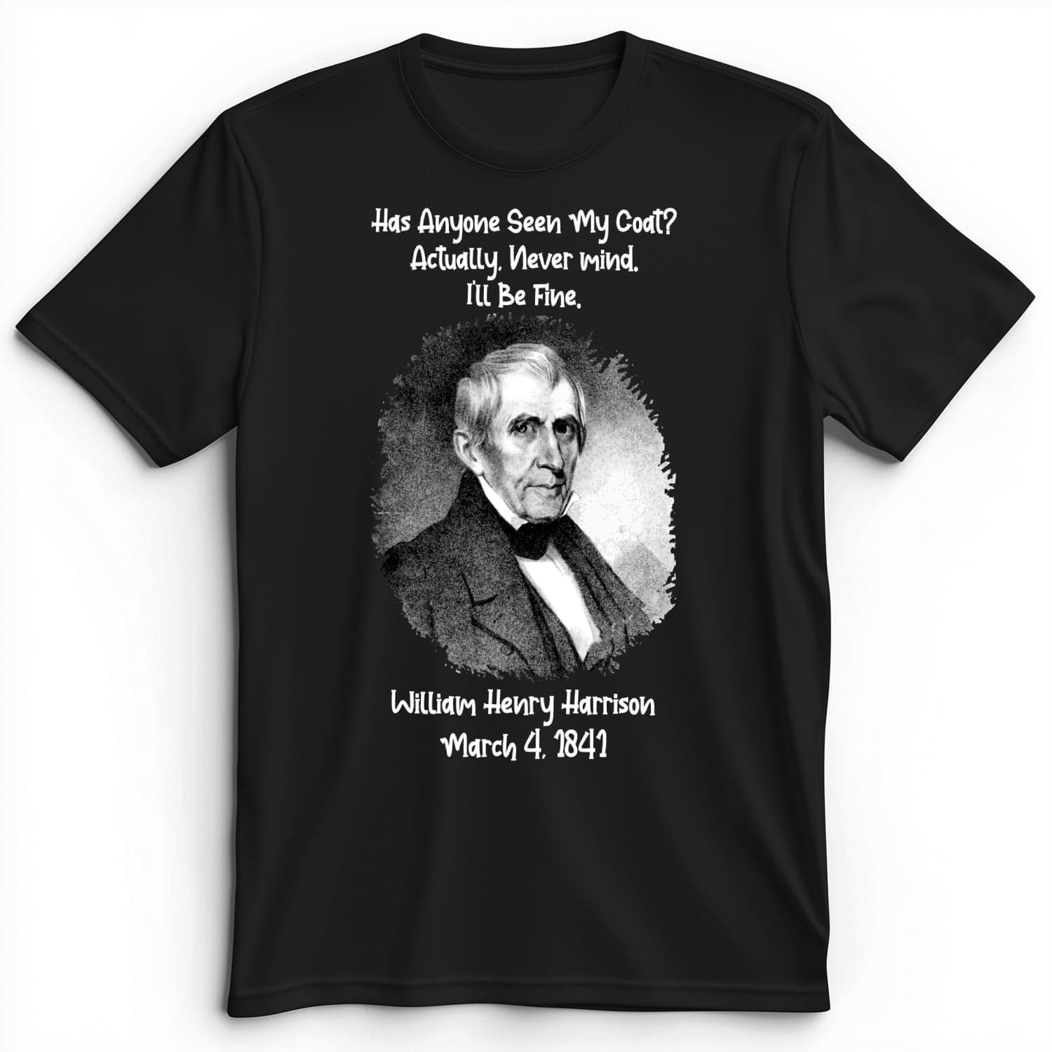 Seen My Coat Premium Tee Black / S