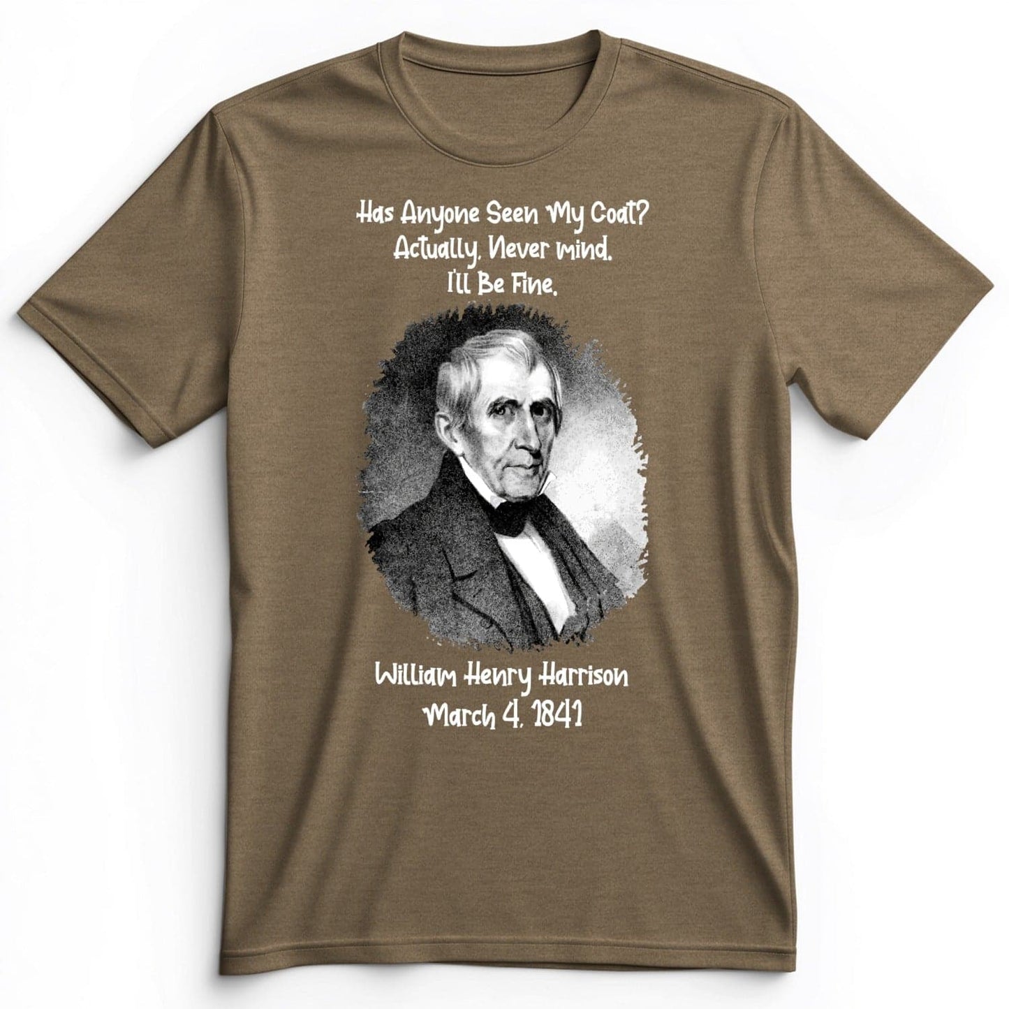 Seen My Coat Premium Tee Heather Olive / S