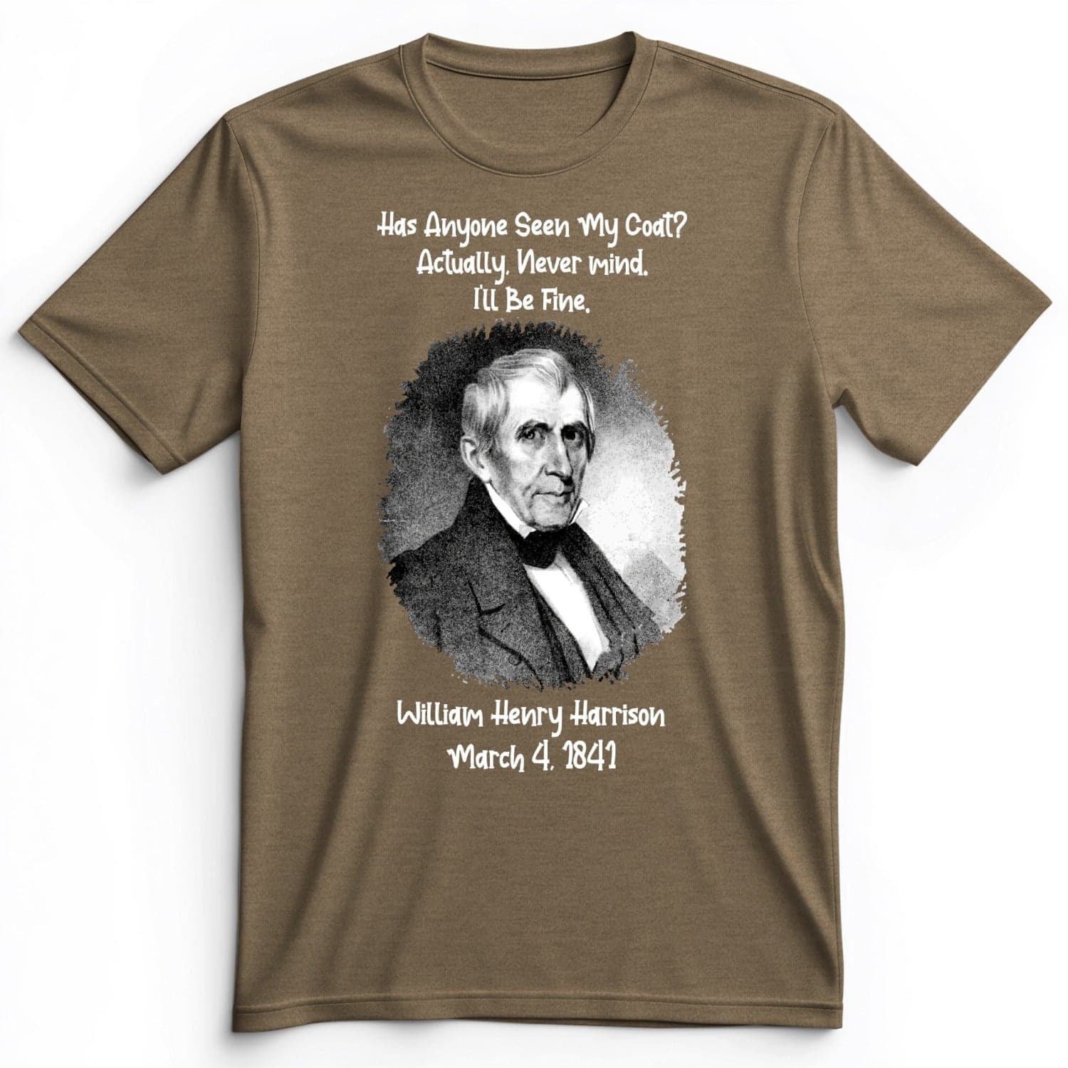 Seen My Coat Premium Tee Heather Olive / S