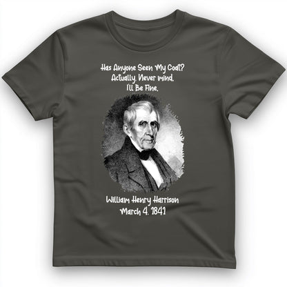 Seen My Coat T-Shirt Charcoal / S