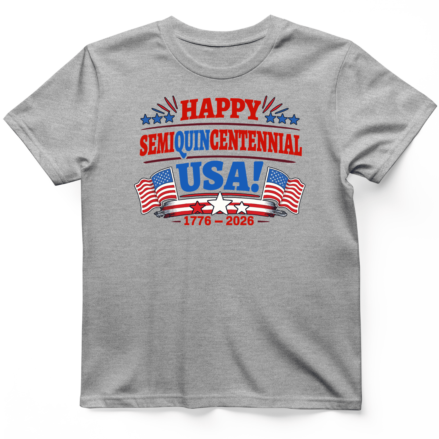 Semiquincentennial T-Shirt Sport Grey / S