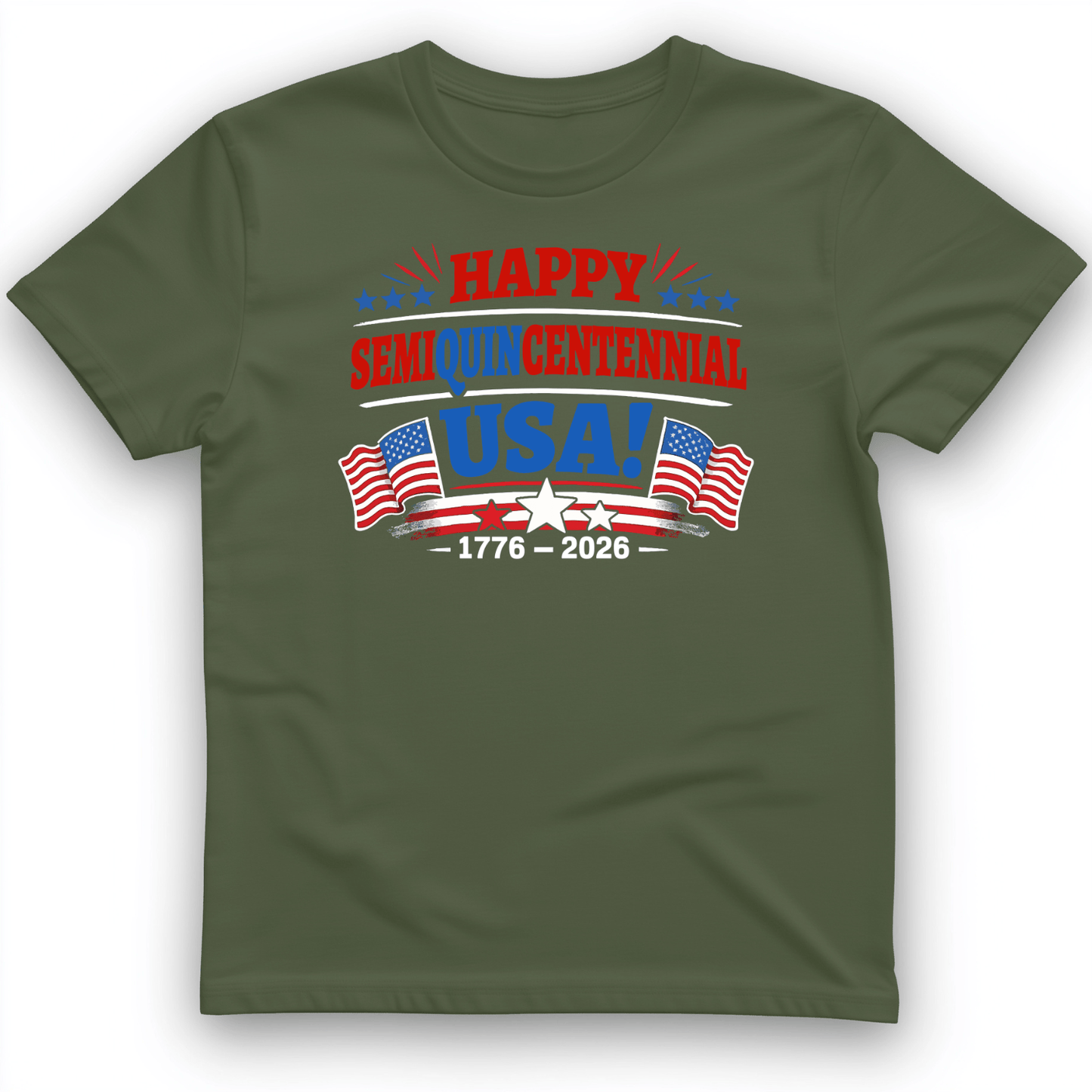Semiquincentennial T-Shirt Military Green / S