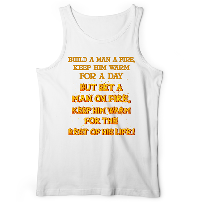Set a Man on Fire Tank White / XS