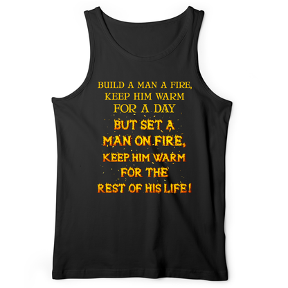 Set a Man on Fire Tank Black / XS