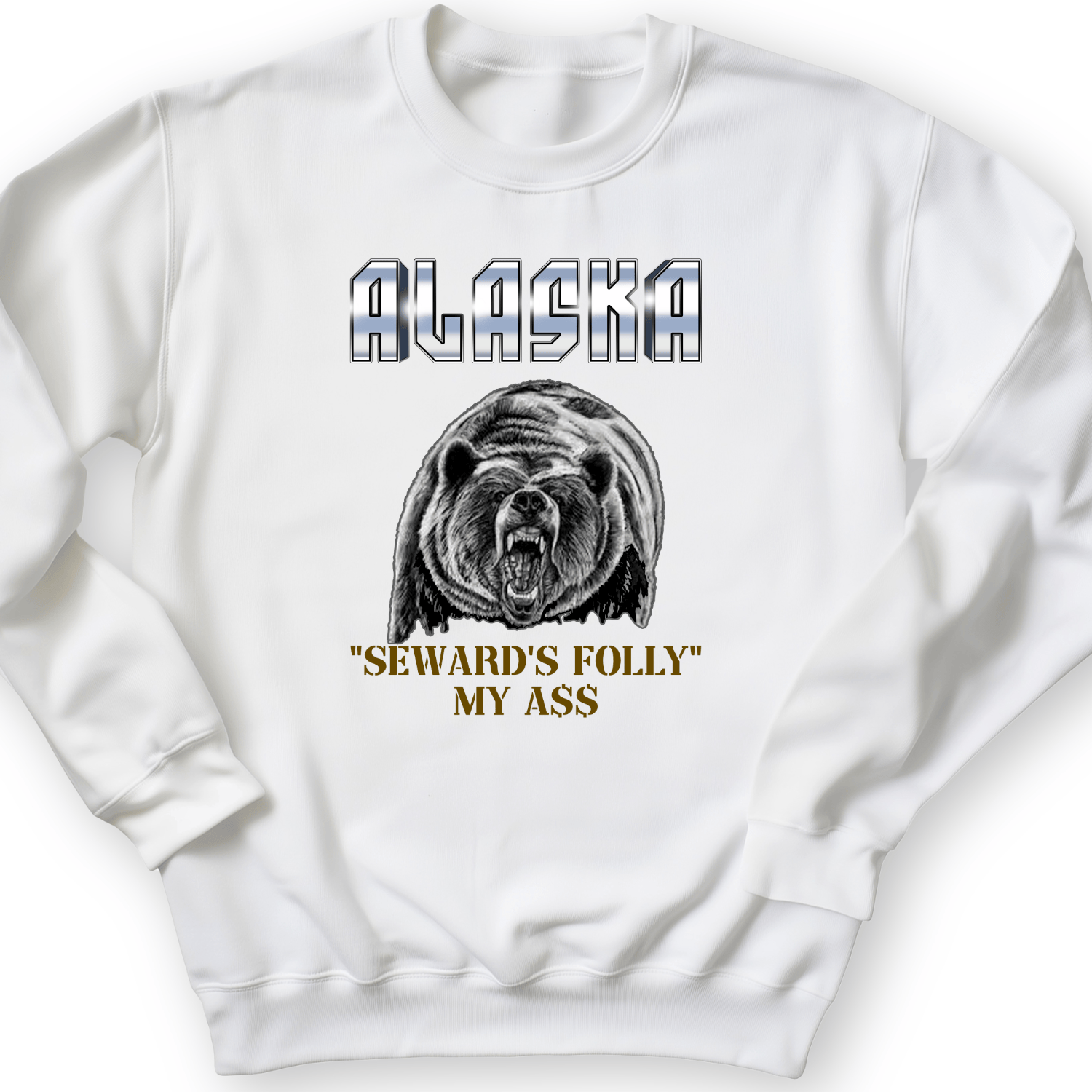 Seward's Folly Crewneck White / S