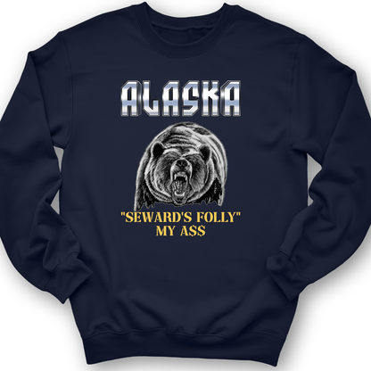 Seward's Folly Crewneck Navy / S