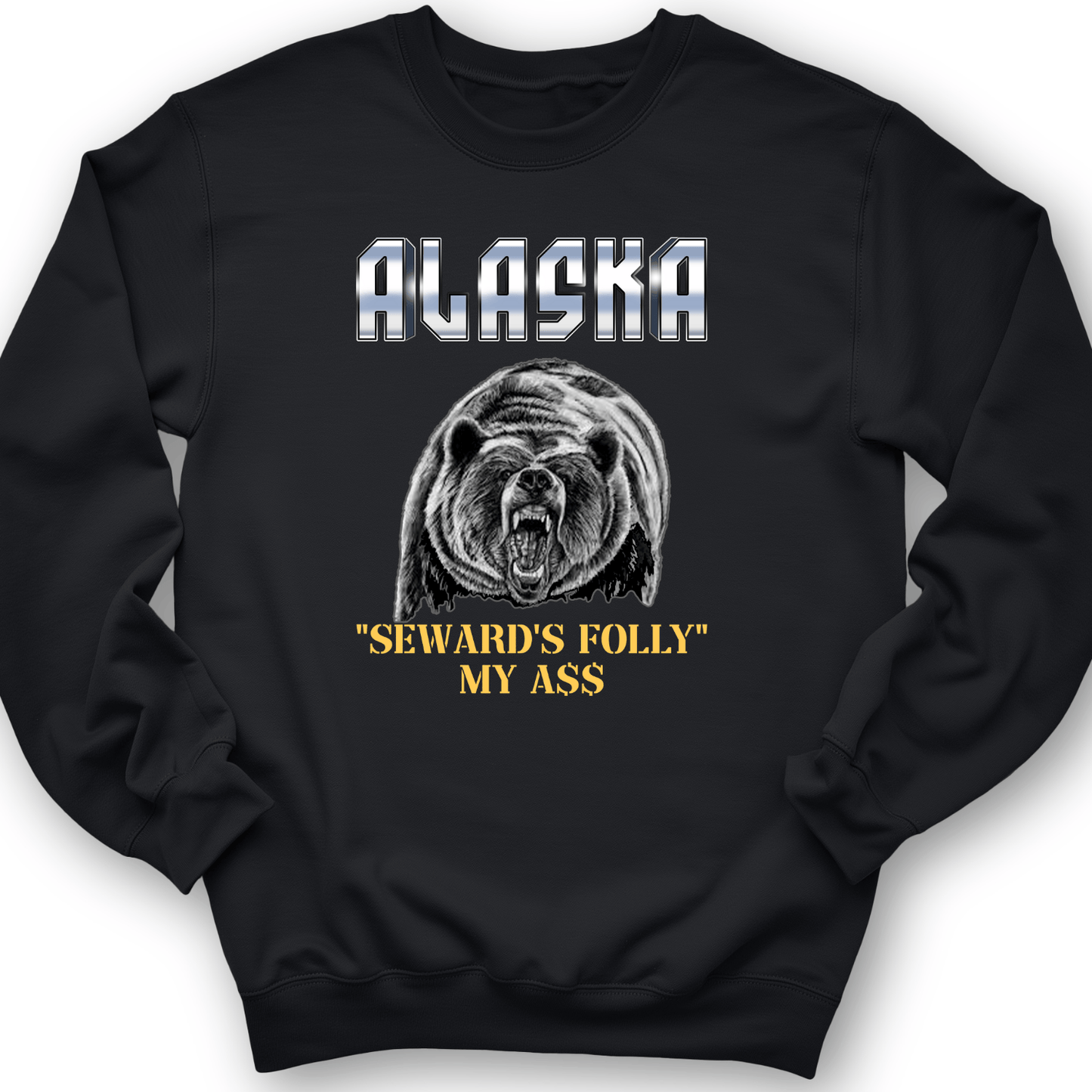Seward's Folly Crewneck Black / S