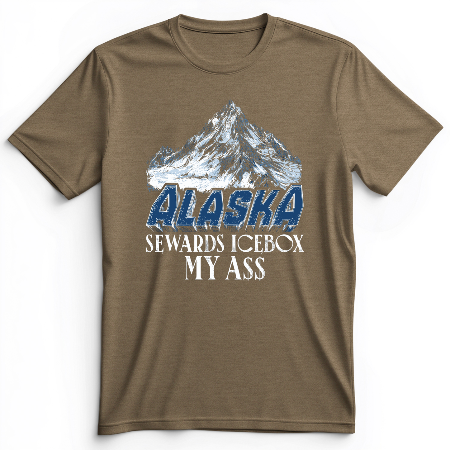 Sewards Ice Box Premium Tee Heather Olive / S