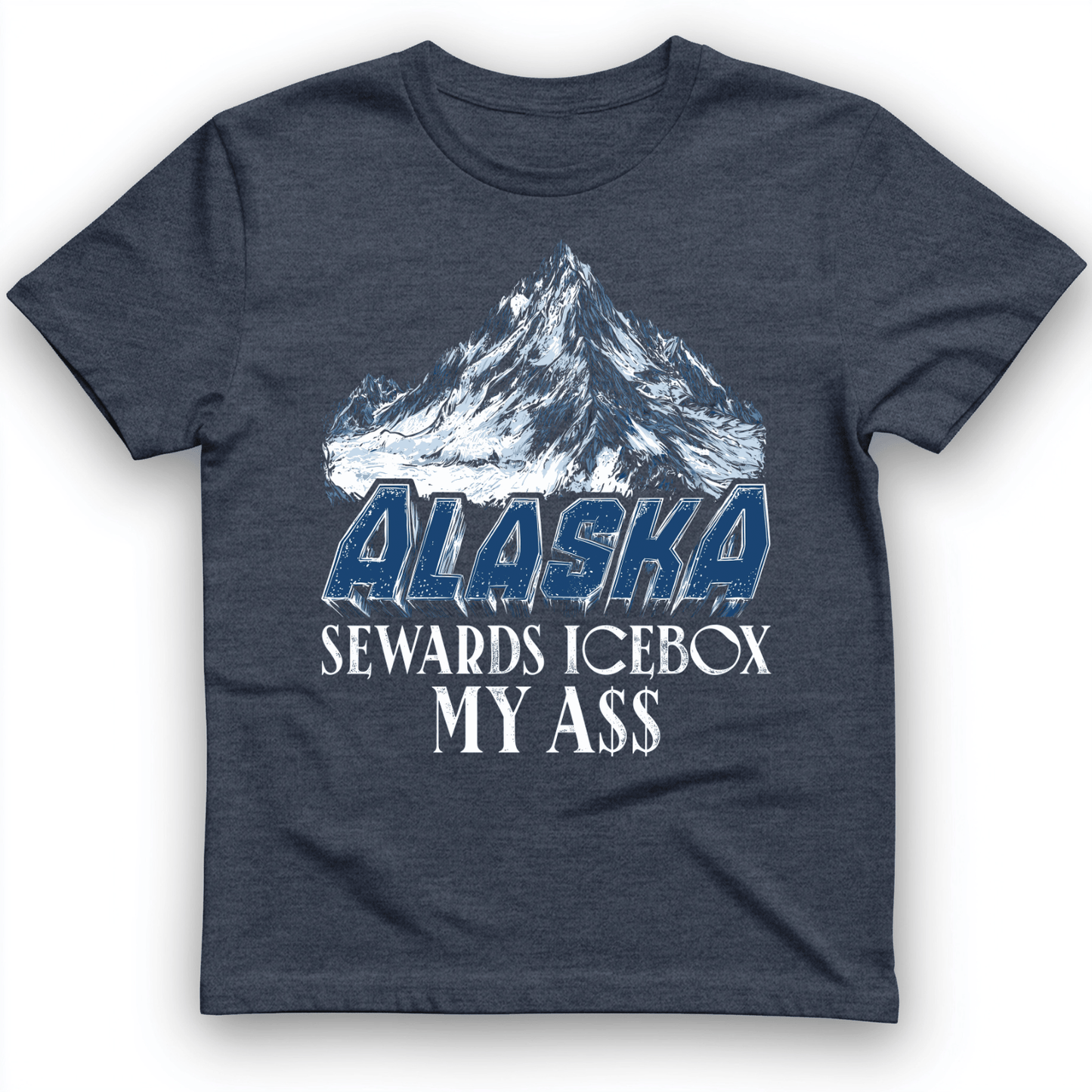 Sewards Ice Box T-Shirt Heather Navy / S