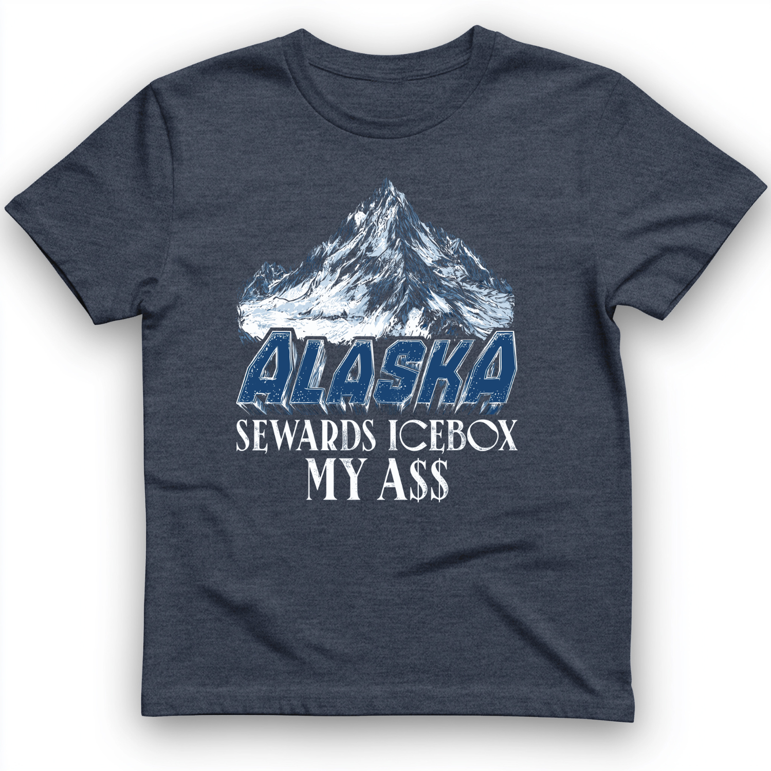 Sewards Icebox T-Shirt Heather Navy / S