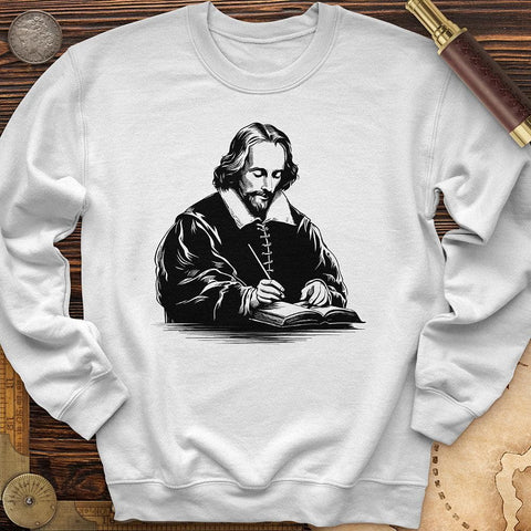 Shakespeare's Quill Crewneck White / S