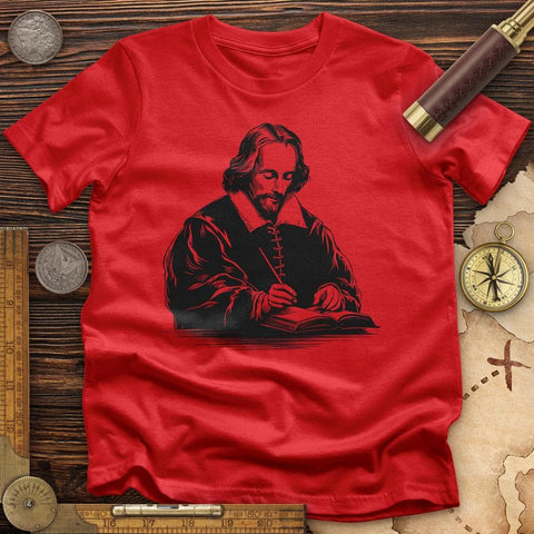 Shakespeare's Quill T-Shirt Red / S