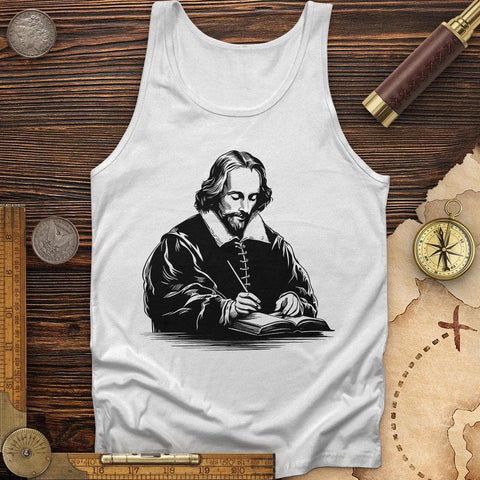 Shakespeare's Quill Tank White / XS