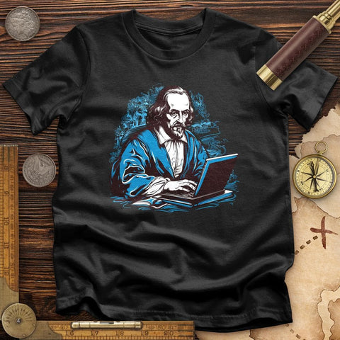 Shakespeare Typing High Quality Tee