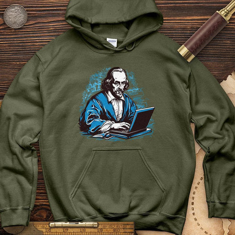 Shakespeare Typing Hoodie