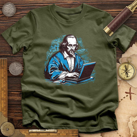 Shakespeare Typing T-Shirt