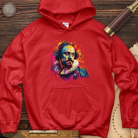 Shakespeare Vibrant Hoodie Red / S