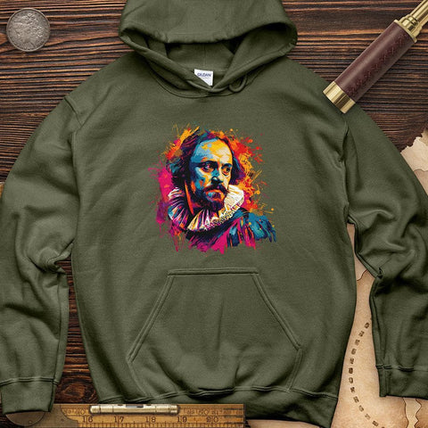 Shakespeare Vibrant Hoodie Military Green / S