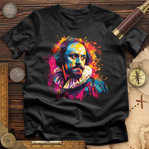 Shakespeare Vibrant T-Shirt Black / S
